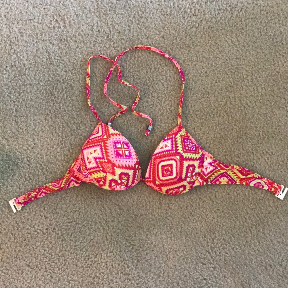 Aztec design bathing suit top